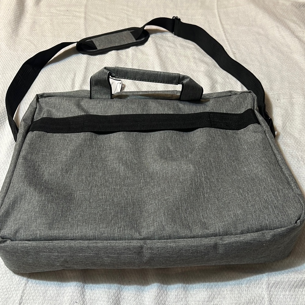 BNWT Macy’s Grey and Black Laptop Bag ***$10 FINAL SALE****